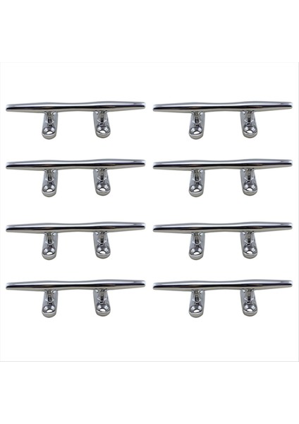 5 Inç Paslanmaz Çelik Tekne Güverte Oyuk Açık Taban Kılıfı Deniz Yat Gemisi Güverte Ipi Kepçeleri 8 Adet (Yurt Dışından)