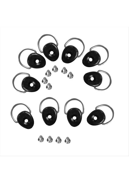 10PCS Dayanıklı Kayık Kürek Tokası Fonksiyonel 304 Paslanmaz Çelik D Halka Tekne Bağ Aşağı Döngü Palavüz Bağlantı Tokası Tokası (Yurt Dışından) fiyatları