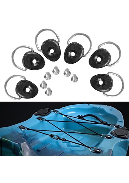 10PCS Dayanıklı Kayık Kürek Tokası Fonksiyonel 304 Paslanmaz Çelik D Halka Tekne Bağ Aşağı Döngü Palavüz Bağlantı Tokası Tokası (Yurt Dışından) fırsatları