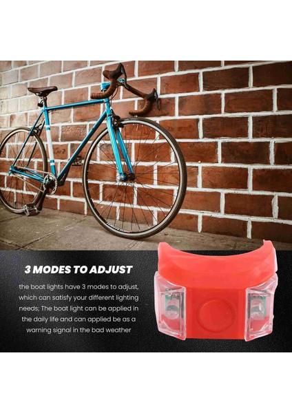 4 x LED Tekne Navigasyon Işıkları Tekne Yat Motorlu Bisiklet Bisikleti Avcılık Gecesi Balıkçılık (Kırmızı Yeşil Beyaz) (Yurt Dışından) fırsatları
