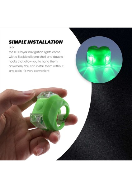 4 x LED Tekne Navigasyon Işıkları Tekne Yat Motorlu Bisiklet Bisikleti Avcılık Gecesi Balıkçılık (Kırmızı Yeşil Beyaz) (Yurt Dışından) indirimleri