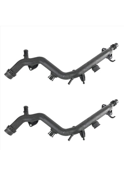 2x Araç Motoru Soğutma Radyatör Borusu Su Hortum Soğutucu Borusu Audi A6 A7 A8 06E121045AB 06E121045J (Yurt Dışından)