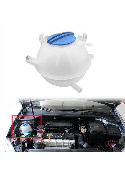 Tiguan Passat cc Beetle Eos A3 Tt 1K0121407A Için 5x Soğutucu Rezervuar Genişleme Tankı Jetta Mk5 Golf Mk6 (Yurt Dışından) fırsatları