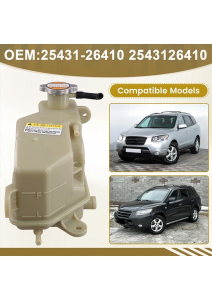 25431-26410 Hyundai Santa Için Araba Soğutucu Genişleme Tankı 1 8t 2 0 2000-2006 2543126410 (Yurt Dışından) indirimleri