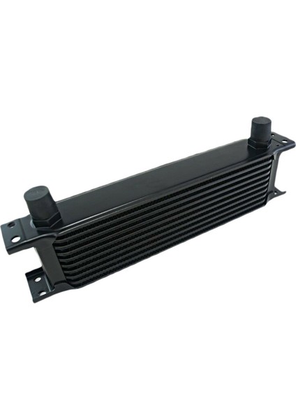 Alüminyum Radyatör 10 Sıralar Ingiliz Tipi Araç Motor Yağı Soğutucu Soğutma Radyatör Değiştirme Evrensel Soğutucu Siyah (Yurt Dışından)