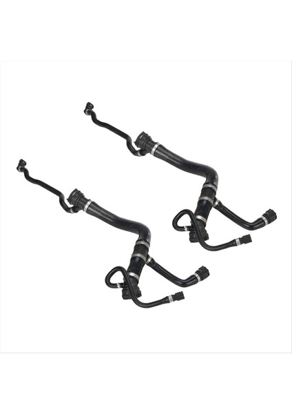 2x Araç Üst Radyatör Hortum Soğutucu Hortumu Bmw X5 E53 Su Borusu 17127526856 (Yurt Dışından)