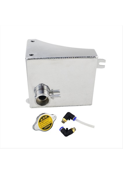 Alüminyum 1 5l Soğutucu Taşma Tankı Nissan 240SX 240SX S13 SR20DET KA24DE KA24E KA24 Yardımcı Soğutma Ketto Gümüş (Yurt Dışından) fırsatları