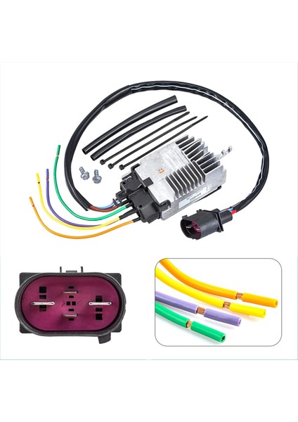 4F0959501E Audi A6 Quattro 3 0l 3 2l 4F0959501G Için Radyatör Fan Kontrol Ünitesi Modülü (Yurt Dışından) modelleri