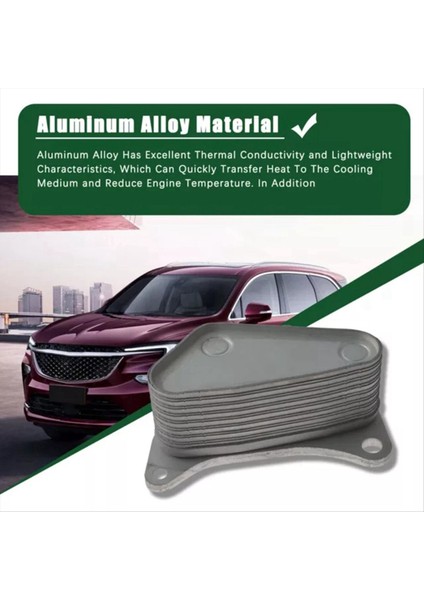 1 Pcs Buick Encore Için Motor Yağı Soğutucu Radyatörü Chevrolet Cruze Malibu Gmc 1 4l 1 5l 12678774 12640136 (Yurt Dışından) modelleri