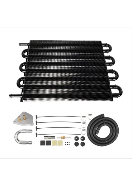 Şanzıman Konnektörlü Evrensel Araba Radyatör Kiti Klima 8 Sıralı Kondenser (Yurt Dışından)