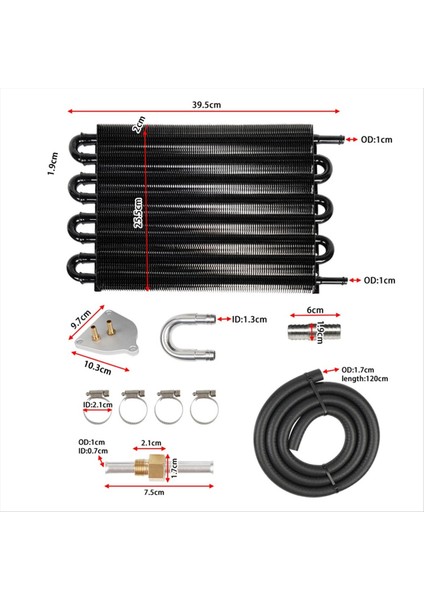 Şanzıman Konnektörlü Evrensel Araba Radyatör Kiti Klima 8 Sıralı Kondenser (Yurt Dışından) fiyatları