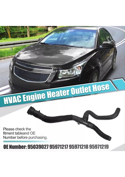 95039027 95971217 95971218 Car Hvac Outlet Isıtıcı Hortumu Chevrolet Cruze 2011-2015 (Yurt Dışından) indirimleri