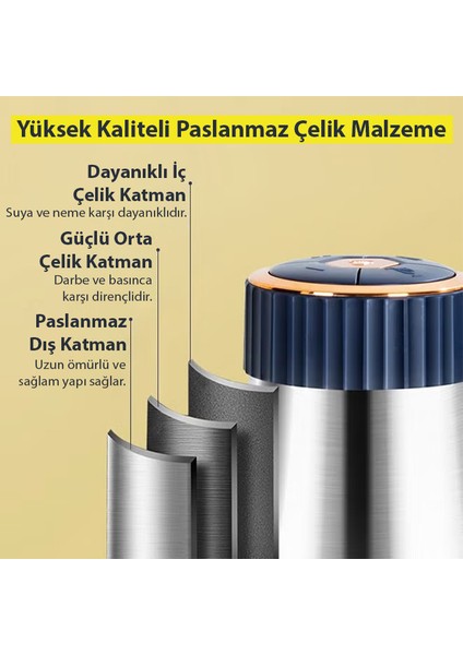 Powerchop Pro Elektrikli Paslanmaz Çelik Kollu 5 Litre Et Kıyma Makinesi Sebze Meyve Doğrayıcı Rondo Blendır