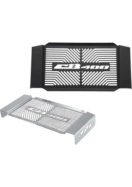 1 Pcs Motor Radyatör Koruma Grille Kapak ve 1 Pcs Motosiklet Aksesuarları Radyatör Grille Koruma Koruma Kapağı (Yurt Dışından)