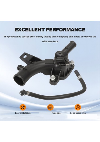 Hortumlu Motor Soğutucu Termostat Muhafazası 1338487 13249353 Opel Adam Astra J Corsa D Meriva B Vauxhall (Yurt Dışından) fırsatları