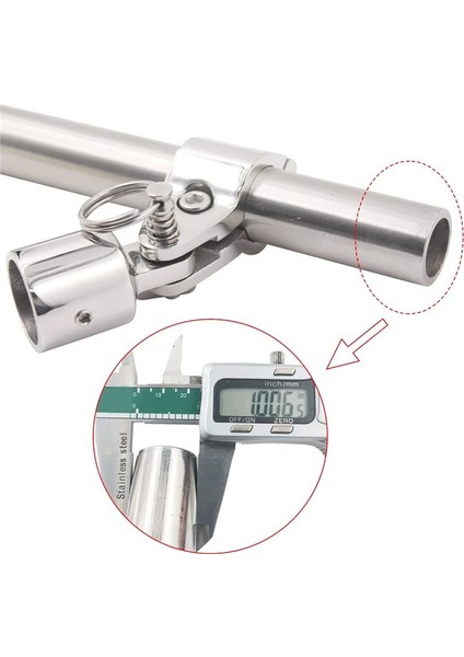 Bimini Üst Çene Slayt 1 Inç Veya 7/8 Inç Deniz Paslanmaz Çelik 316 Ağır Hizmet Tipi Tekne Bimini Gölgelik Donanım Tüp (Yurt Dışından) fırsatları