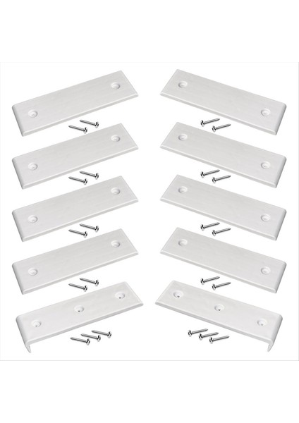 Tekne Römork Ranzası Slayt Pedleri ve Daha Kolay Fırlatma ve Yükleme Için Sonlar 3X10INCH Tekne Römork Ranzası Beyaz (Yurt Dışından)