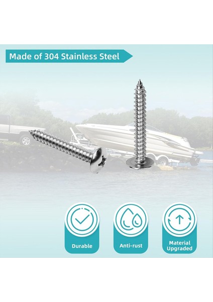 Tekne Römork Ranzası Slayt Pedleri ve Daha Kolay Fırlatma ve Yükleme Için Sonlar 3X10INCH Tekne Römork Ranzası Beyaz (Yurt Dışından) modelleri