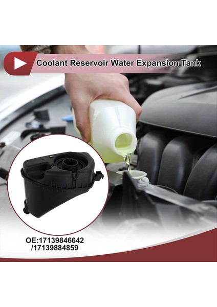 17139846642 Motor Soğutucu Rezervuar Su Genişleme Tankı Bmw G30 G32 G12 G14 G15 G16 530E 530I 540I (Yurt Dışından) modelleri