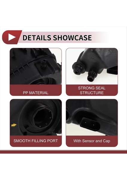 17139846642 Motor Soğutucu Rezervuar Su Genişleme Tankı Bmw G30 G32 G12 G14 G15 G16 530E 530I 540I (Yurt Dışından) indirimleri