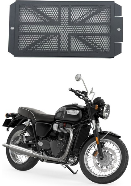 2x Motosiklet Radyatör Koruma Grille Kapak Triumph Için Radyatör Koruması Bonneville T100 T120 Bobber Street Scrambler (Yurt Dışından) fırsatları