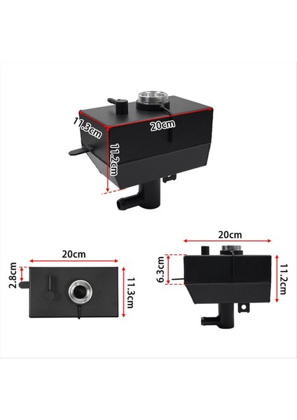 68364312AC 6838115AB Jeep Wrangler Için Yükseltilmiş Alüminyum Yüksek Kaliteli Motor Soğutucu Rezervuarı Jl/jlu 2018 (Yurt Dışından) modelleri