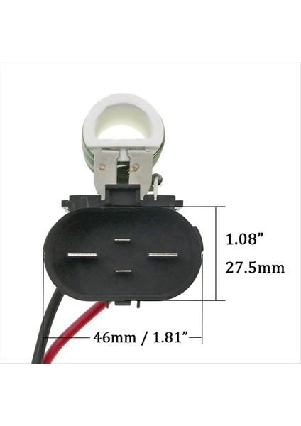 13128687 0130303300 Radyatör Fan Blower Motor Direnci Opel Astra H 1 6&#39 Ya Uyuyor Chevrolet Için (Yurt Dışından) modelleri