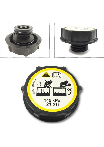 Ford/focus/fiesta/c-Max/mondeo/transit 1301104 3M5H-8100-AD Için 2x Tank/radyatör Kapağı (Yurt Dışından) fırsatları