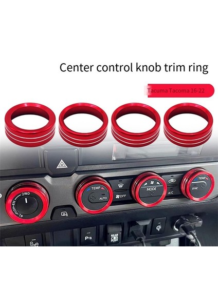 4 Pcs Merkezi Kontrol Klima Anahtar Halkası Toyota Tacoma Için 2016-2021 Ses CD Düğmesi Düğme Kapağı Seti Mavi (Yurt Dışından) indirimleri