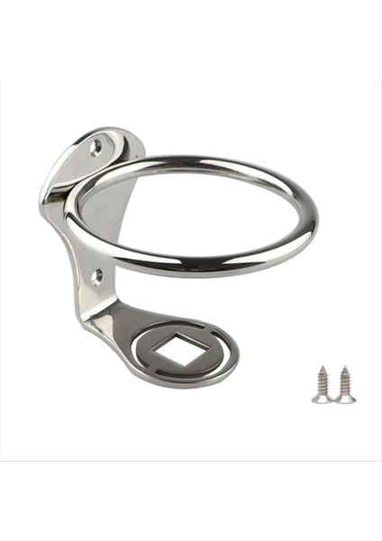 Tek Yüzük Içecek Tutucu Açık Ring Tasarım Deniz Teknesi Rv-Camper Cilalı Parçalar Deniz Sınıfı Paslanmaz Çelik Kupa Tutucu (Yurt Dışından)