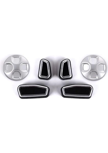 Maserati Ghibli 2014 2015 2015 2017 2017 Iç Aksesuarlar Için 1 Set 6 Adet Araç Aksesuarları Koltuk Düğmesi Kapağı (Yurt Dışından)