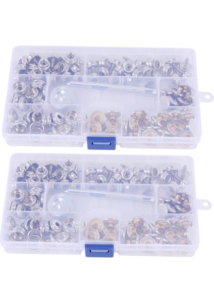 240 Parçalı Paslanmaz Çelik Deniz Kalemi Tuval ve Döşemelik Tekne Kapağı Snap Düğme Tutucu Kiti (Yurt Dışından)