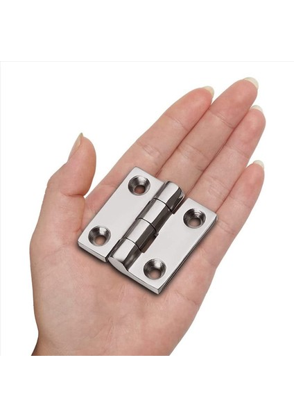 Ağır Hizmet Tipi Paslanmaz Çelik Tekne Menteşeleri Deniz Sınıfı Menteşeler 2 Inç x 2 Inç (50MM x 50 Mm) (8 Adet) (Yurt Dışından) indirimleri