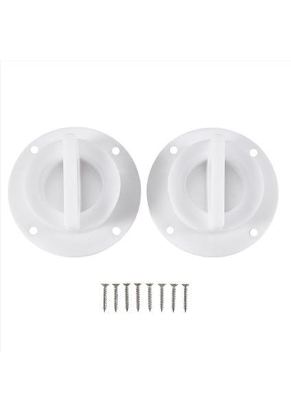 Evrensel Beyaz Naylon Deniz Teknesi Transom Güverte Montaj Tahliye Scupper Valf Vidalı Bung Durdurucu Değiştirme Aksesuarları (Yurt Dışından)