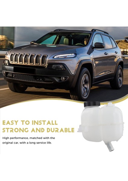 Araba Soğutucu Su Tankı Motor Soğutucu Genişleme Tankı 68102155AC 53332095 Jeep Cherokee 2014-2018 (Yurt Dışından) indirimleri