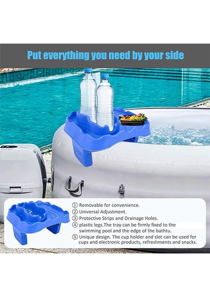 Havuz Fincanı Tutucu Çıkarılabilir Içecek Fincanı Tutucu ve Içecek Tepsisi Intex En Çok Şişme Havuzlarla Uyumlu (Yurt Dışından) indirimleri
