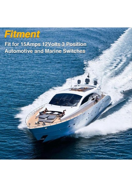 Ağır Hizmet Deniz Ateşleme Anahtarı 15A 12V 3 Tekneler Için 2 Anahtar ile Başlangıçta Konum MP39060-1 50-11621 (Yurt Dışından) fiyatları