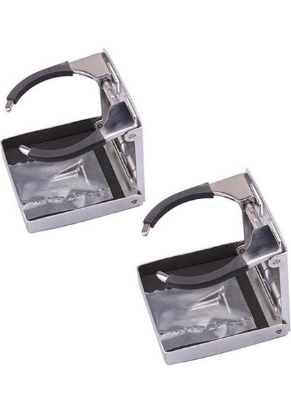 2pcs Paslanmaz Çelik Ayarlanabilir Katlanır Kupa Içecek Deniz/tekne/karavan/araba Için (Yurt Dışından) fiyatları