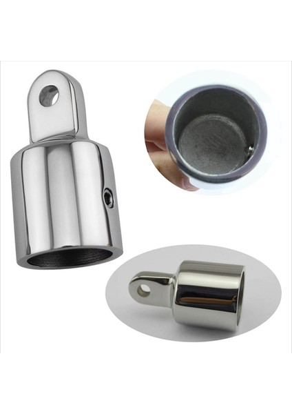 4x Tek Vida 316 Paslanmaz Çelik 20MM Göz Uç Kapağı Bimini Üst Donanım Deniz Teknesi Yat Dış Göz Uçu (Yurt Dışından) fırsatları