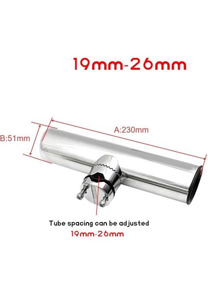 Deniz Donanımı Paslanmaz Çelik Balıkçı Çubuk Tutucu Raf Desteği Rail 19-26MM Tekne Aksesuarları (Yurt Dışından) fırsatları