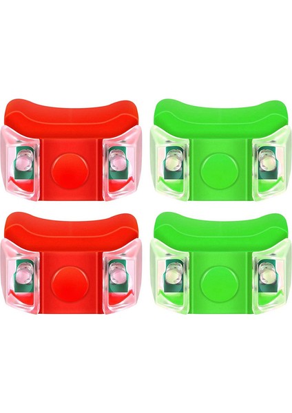 12 x LED Tekne Navigasyon Işıkları Tekne Yat Motorlu Bisiklet Bisiklet Avcılık Gecesi Balıkçılık (Kırmızı Yeşil) (Yurt Dışından) fiyatları