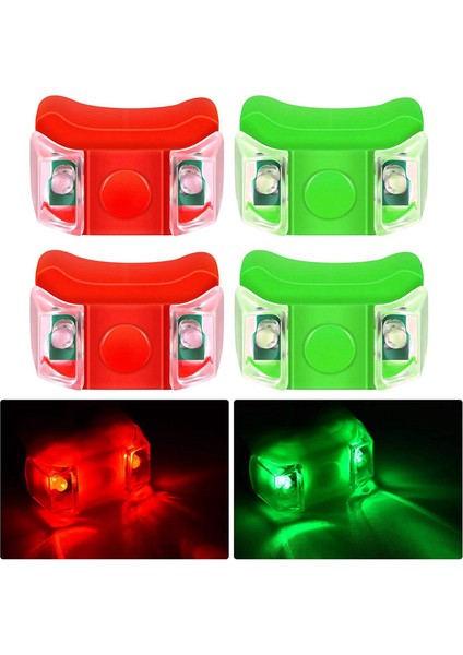 12 x LED Tekne Navigasyon Işıkları Tekne Yat Motorlu Bisiklet Bisiklet Avcılık Gecesi Balıkçılık (Kırmızı Yeşil) (Yurt Dışından) modelleri