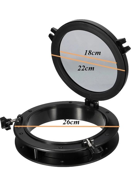 10 Inç Rv Tekne Yat Yuvarlak Portlight Pencere Aksesuarları (Yurt Dışından) indirimleri