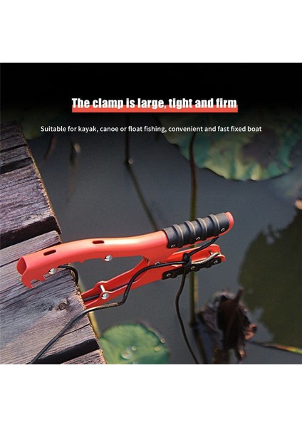 Tekne Kayak Ankrajı Kano Ekipman Aksesuarları Fırçalama Kelepçe Ankrajı Balıkçılık Tekne Kampası Için Dişler ile - 2 Paket (Yurt Dışından) modelleri