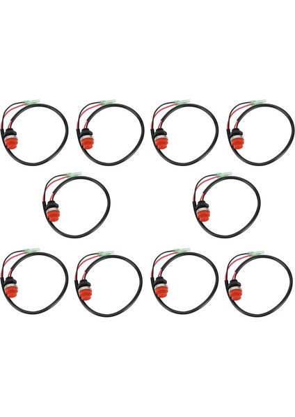 10X Evrensel Tekne Dıştan Takma Motor Motor Başlangıç Öldürme Anahtarı Anahtarsız Push Düğmesi Yamaha Gemileri Için Herkes Için Geçerli (Yurt Dışından)