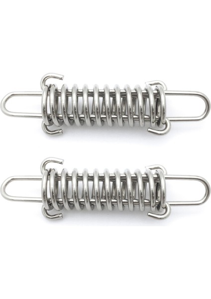 2x Dayanıklı Tekne Dock Hattı Mooring Bahar Küçük Deniz Güverte Yat Aksesuarları Paslanmaz Çelik Gemi Denizciliği Tampon (Yurt Dışından)