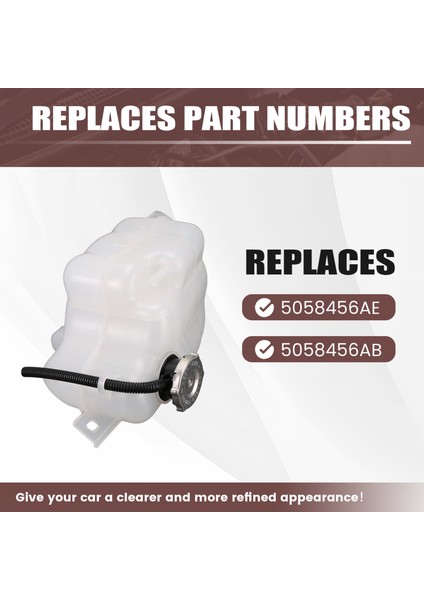 Dodge Yolculuğu Için Yepyeni Radyatör Soğutucu Taşma Tank ve Cap 5058456AE 2009-2015 (Yurt Dışından) indirimleri