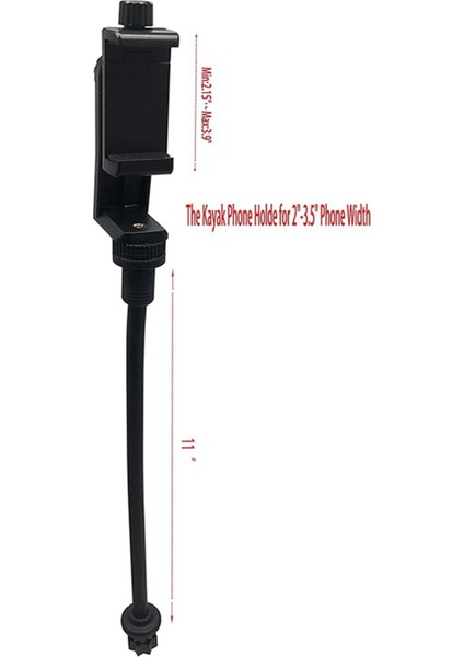 2x Telefon Mount Kayak Cep Telefon Tutucuları Kayak&#39 Ta Esnek Uzun Kollu Kayak Aksesuarı Kayak&#39 Ta Telefon Için (Yurt Dışından) fırsatları