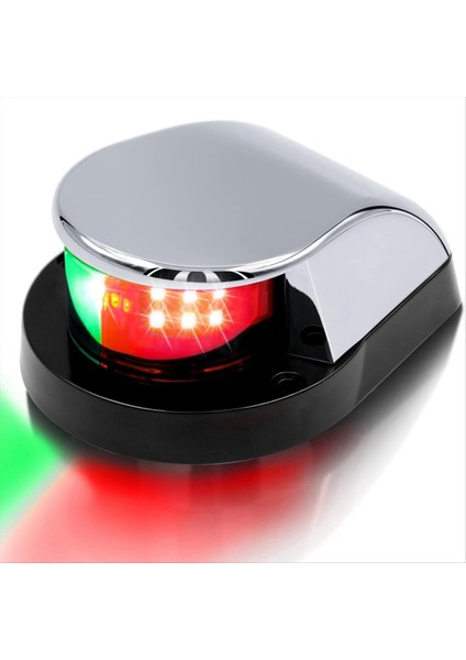 Yay Gezinme Işığı Deniz LED Navigasyon Işığı Yat Işık Tekne Işık Uyarı Işığı Pontoons Için Tekneler Gümüş (Yurt Dışından)