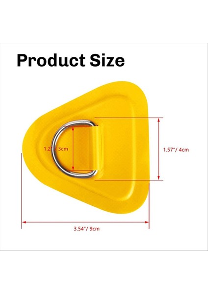 6pcs Şişme Tekne Için D-Ring Yaması Kayık Dinghy Sup D-Ring Pvc Yama Stand-Up Kürek Kano Rafting Beyaz (Yurt Dışından) fiyatları